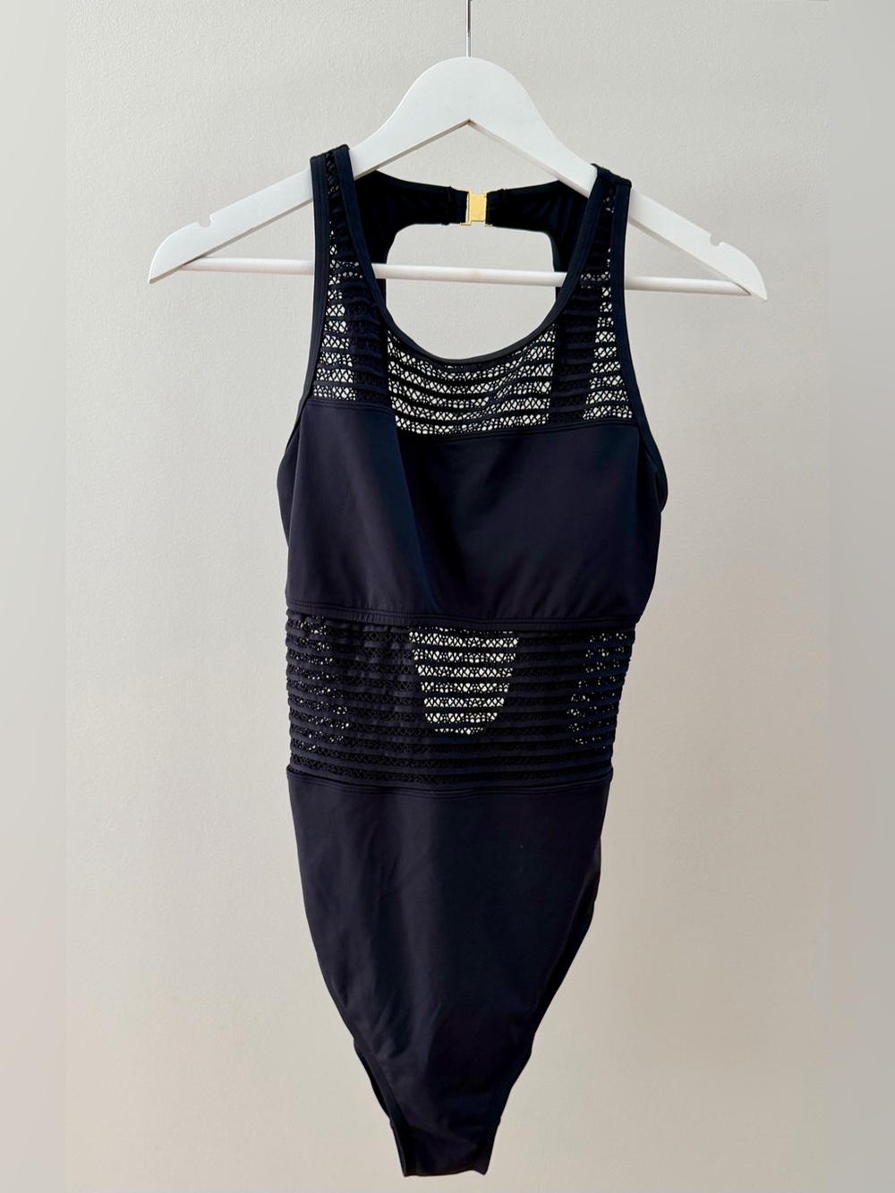 Bleu Rod Beattie Get In Line High Neck One-Piece Size 10